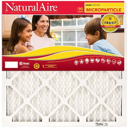 NaturalAire 14 In. W X 20 In. H X 1 In. D Synthetic 10 MERV Pleated Microparticle Air F